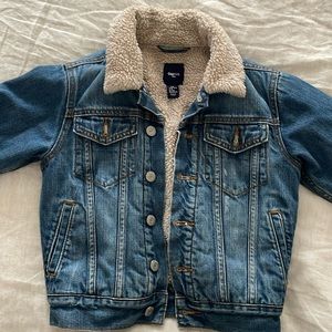 GAP Sherpa Lined Denim Jacket